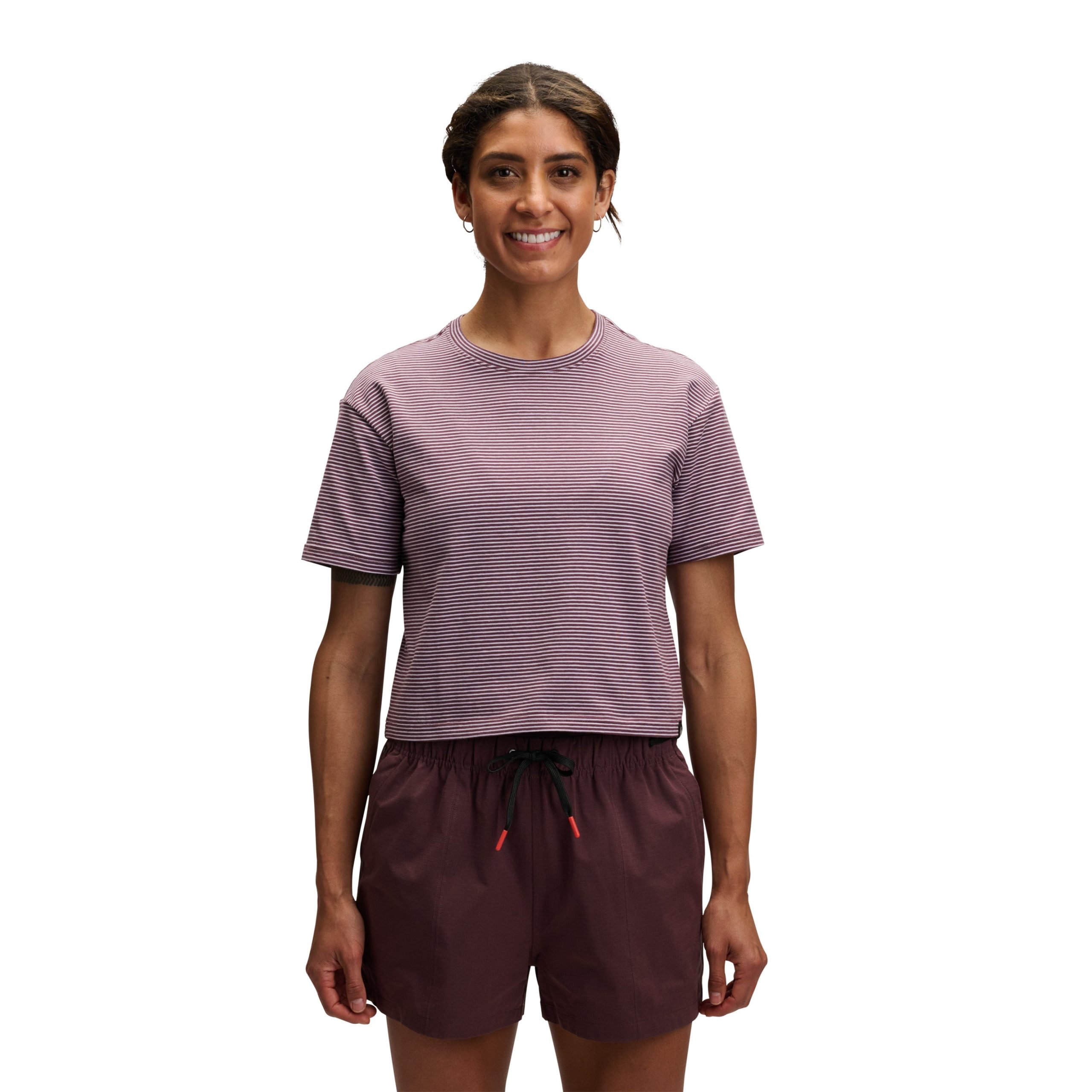 Women's BD Stripe Crop Short Sleeve Tee - Image 10