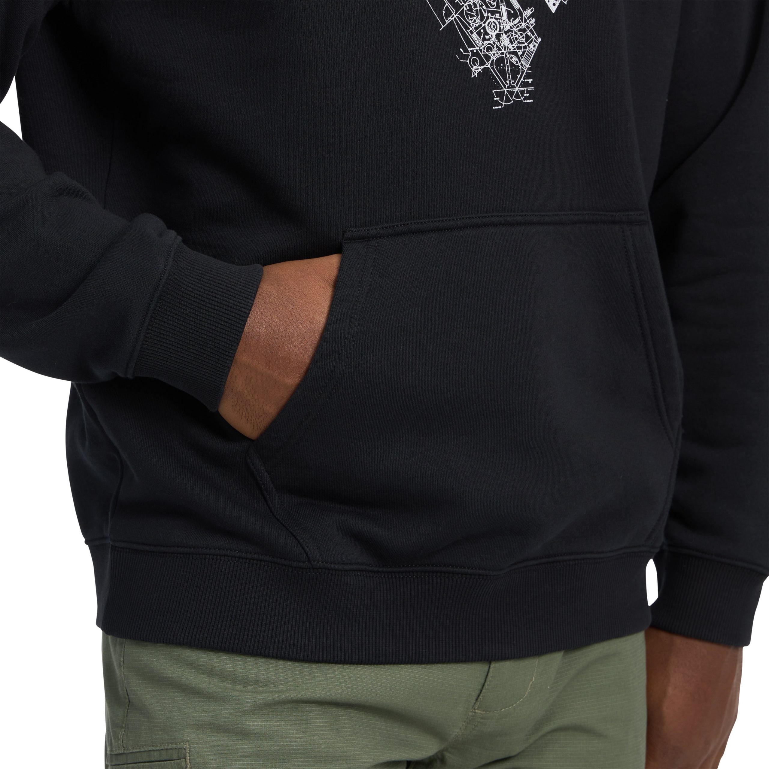 Men's Engineered Diamond Pullover Hoody - Image 6